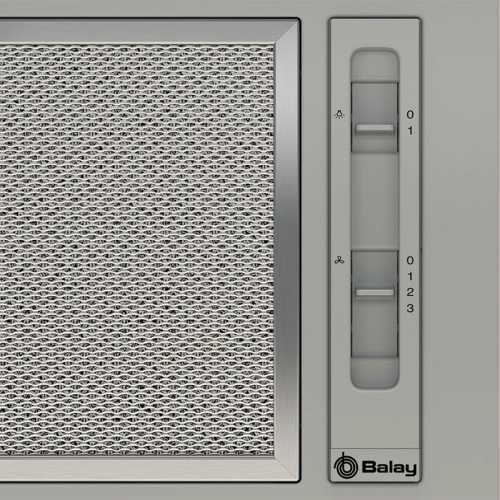 Integration filter group Balay 3BF263NX 53cm Metallic Silver