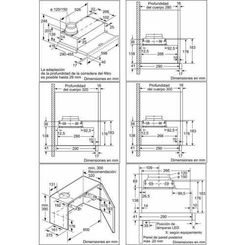 Campana Balay 3BT264MX