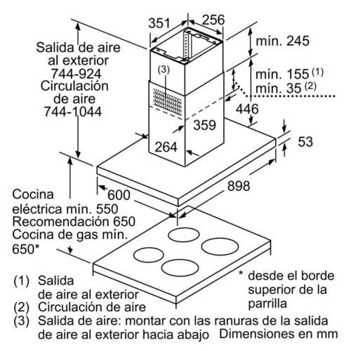 Campana Isla Bosch DIB97IM50 Series4