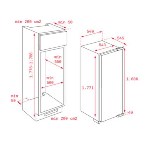 Cooler Integrable Teka RSL73350FI