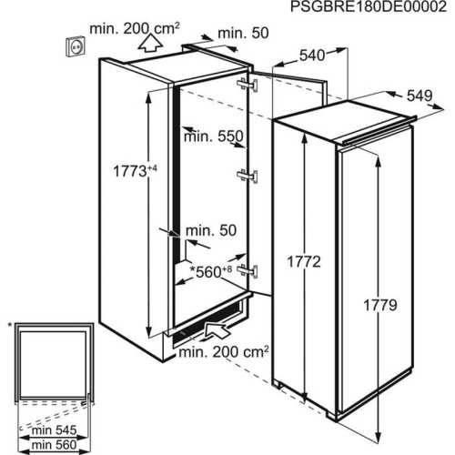 Cooler Integrable AEG SKE818E1DS