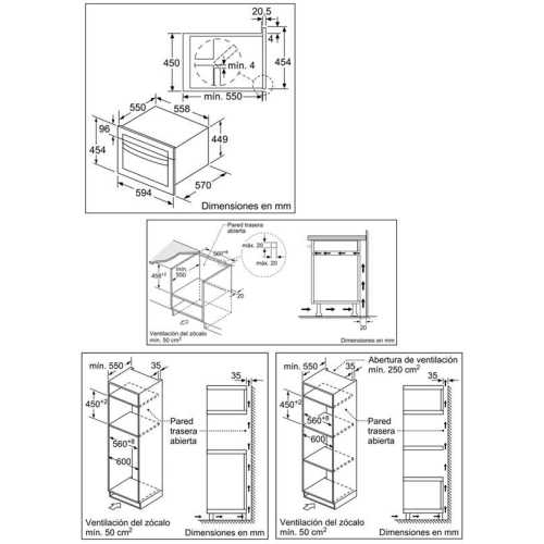 Horno Multifunción con Microondas Bosch CMA585GS0