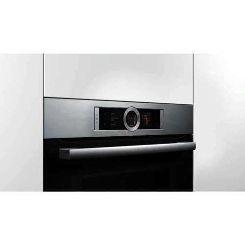 Horno pirolítico Multifunción con Microondas Bosch CMG676BS1