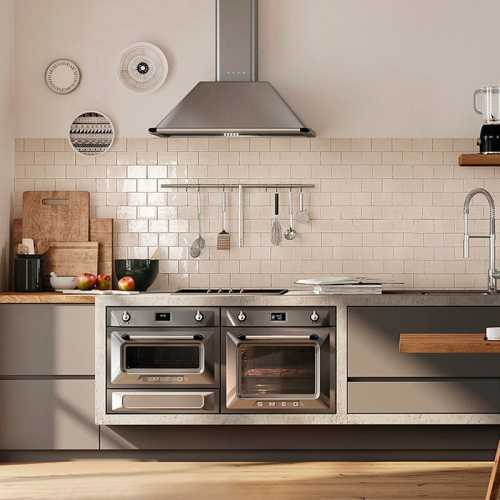 Horno Multifunción con Microondas Smeg SF4920MCX1