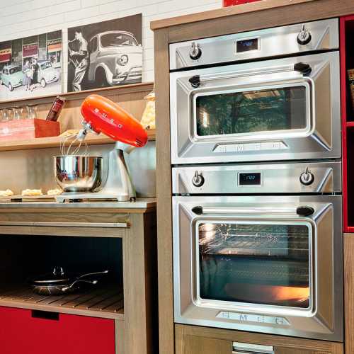 Multifunction oven with Microwave Smeg SF4920MCX1