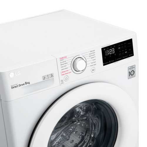 Washing machine 9Kg LG F4WV3009S3W
