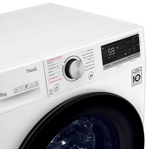 Washing machine 9Kg LG F4WV5509SMW