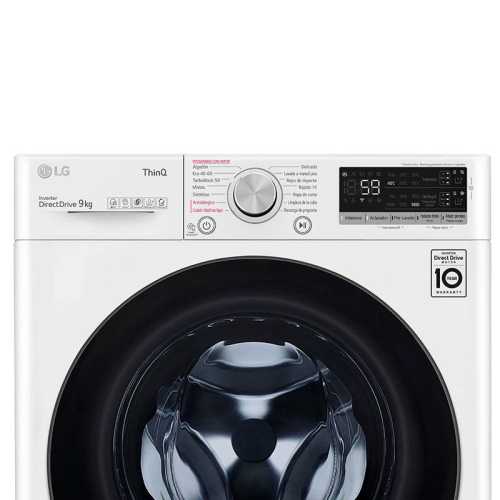 Lavadora 9Kg LG F4WV5509SMW