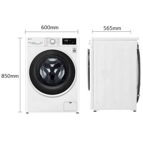 Lavasecadora 8Kg LG F4DV3108S0W