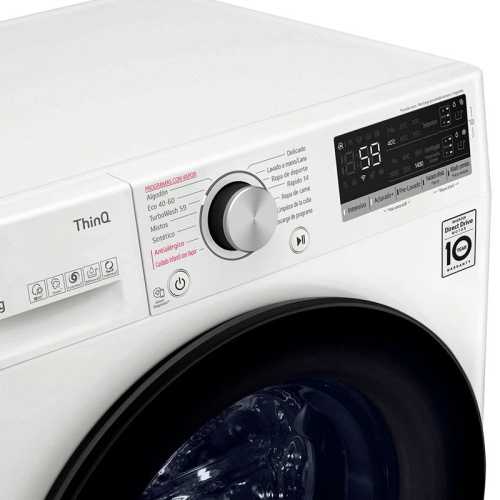 Washing machine 9Kg LG F4DV5509SMW