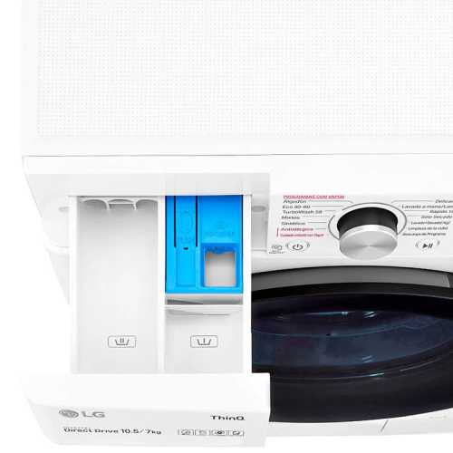 Washing machine 10.5Kg LG F4DV5010SMW