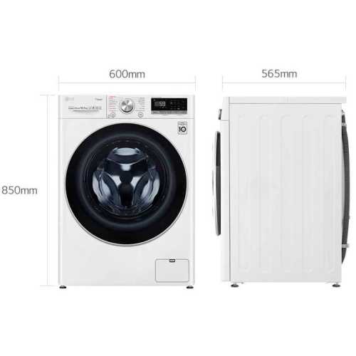 Lavasecadora 10,5Kg LG F4DV7010S1W