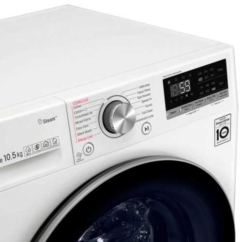 Lavasecadora 10,5Kg LG F4DV7010S1W