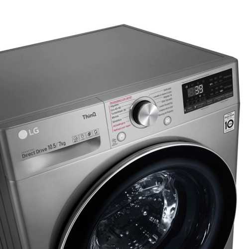 Lavasecadora 10,5Kg LG F4DV7010S2S