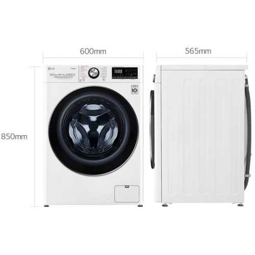 Lavasecadora 10,5Kg LG F4DV7510S2W
