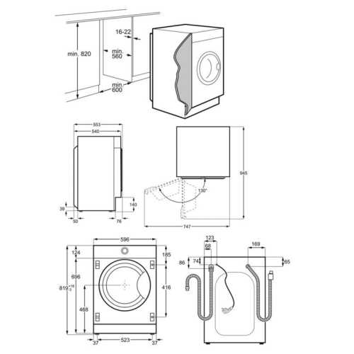 Washing machine 7Kg AEG L7WEE741BI