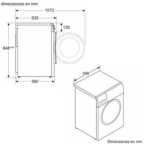 Lavasecadora 9Kg Bosch WNA14400ES 'Infinity