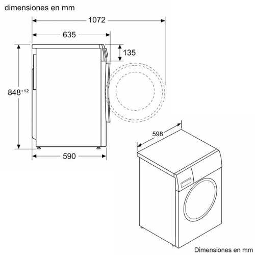 Lavasecadora 10Kg Bosch WNG25400ES 'Infinity