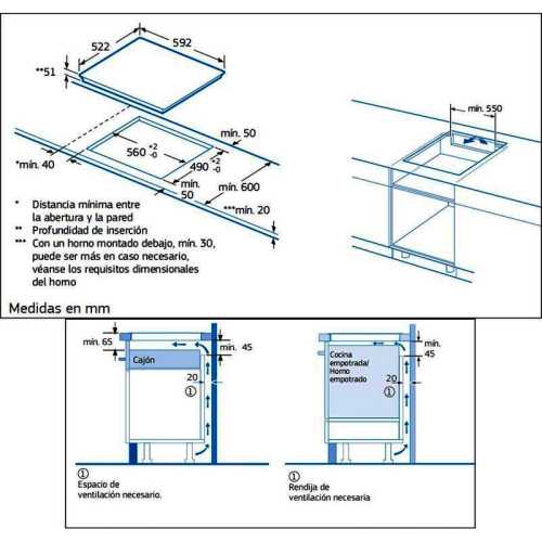 Induction plate Balay 3eb865fr