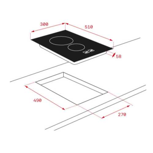 Placa Modular Vitro Teka TBC32010TTC