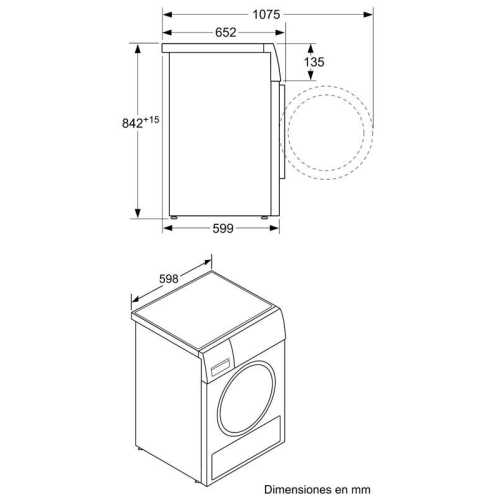 Dryer 8Kg Balay 3SB580B