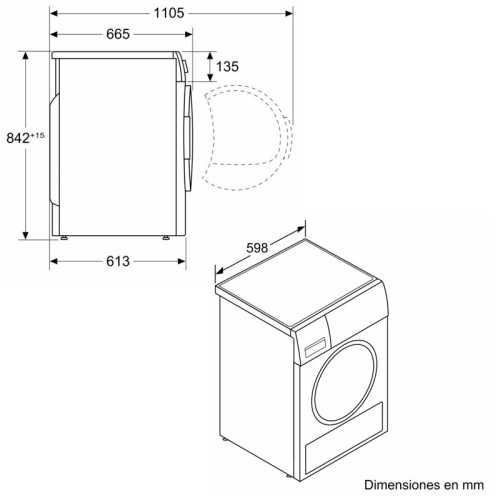 Dryer 9Kg Bosch WTR85T00ES