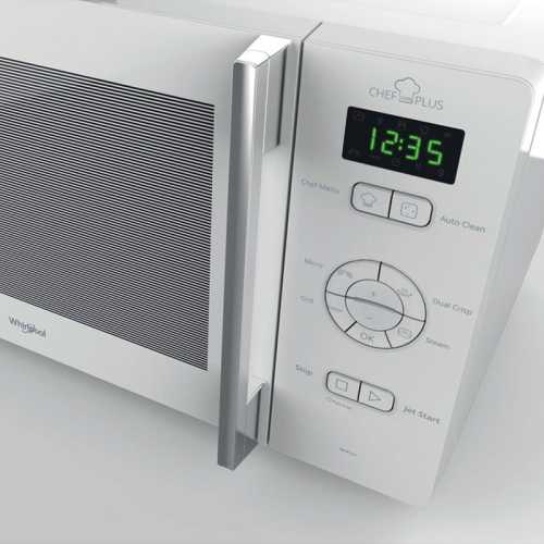 Microwave Whirlpool MCP346WH with cricket