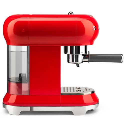 Efressierte Kaffeemaschine Smeg Rot ecf01rdeu