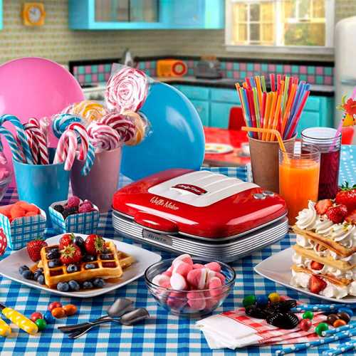 Gofrera Ariete Party Time Roja 1973
