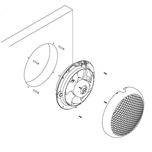Ventilator S&P HCM-225 N Helicoidal for Crystal or Wall