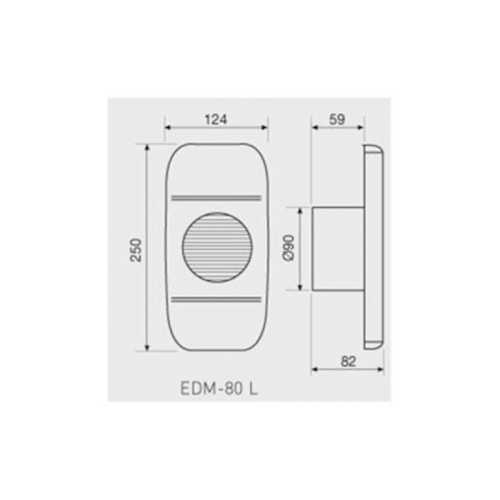 Extractor Helicoidal S&P EDM-80 L