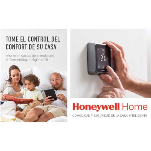 Termostato inteligente cable Lyric T6 Blanco Y6H910WF4032 Honeywell