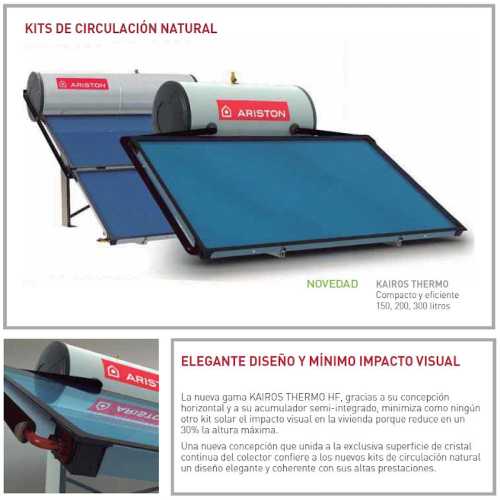 Ariston Compacto Solar Termosifón KAIROS THERMO HF 150-1 TT