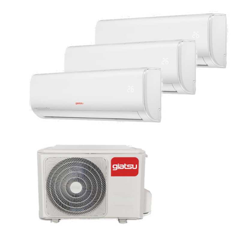 Aire Acondicionado Kit 3x1 Multi Split Giatsu GIA-MO4-36IX41BR32 + GIA-MSI-09AR2ER32 + 2x GIA-MSI-18AR2ER32