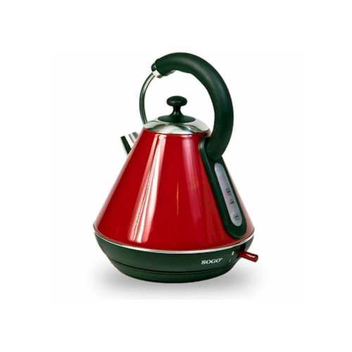 Hervidor Tetera 1.8L 2200W Sogo Rojo