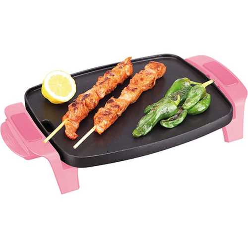 Plancha Asar Mini 1000W Jata JEGR5522 Rosa