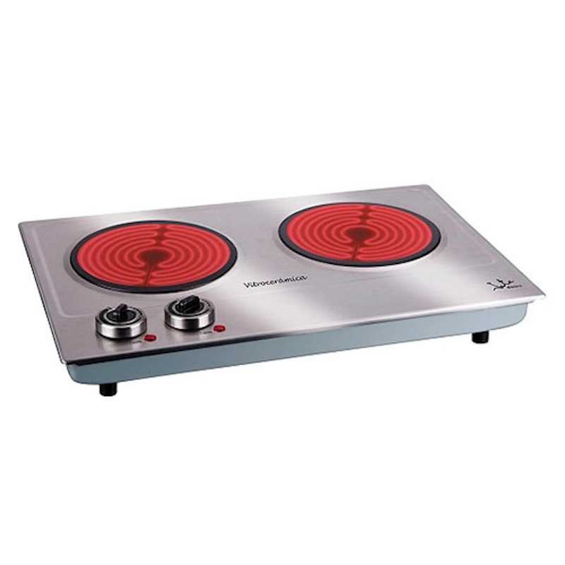Hornillo Vitrocerámica 2 Zonas Jata V532 Inox