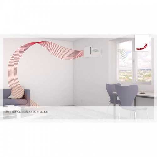 Récupération décentralisée des chaleurs Zehnder ComfoSpot 50 Premium