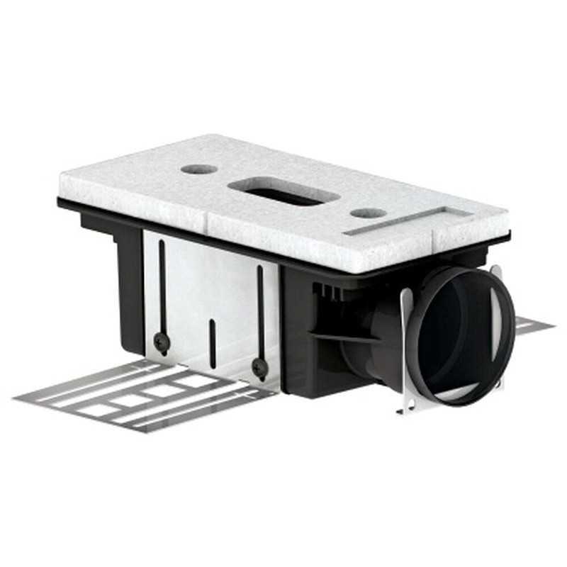 Zehnder Boca CLD simple 224x118x85mm (conexión lateral corto)