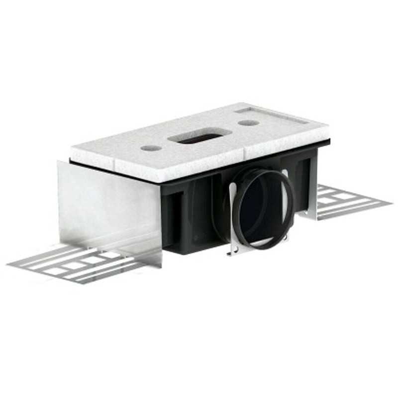 Zehnder Boca CLD doble 395x118x115 (conexión lateral largo)