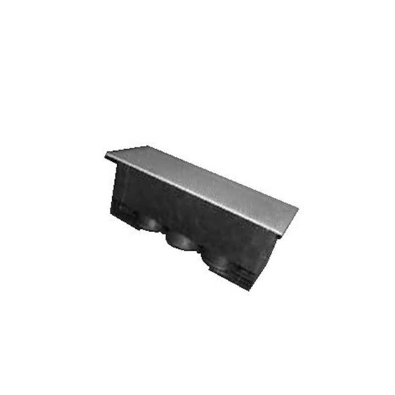 Zehnder Boca CLD triple 395x118x115 (conexión posterior)