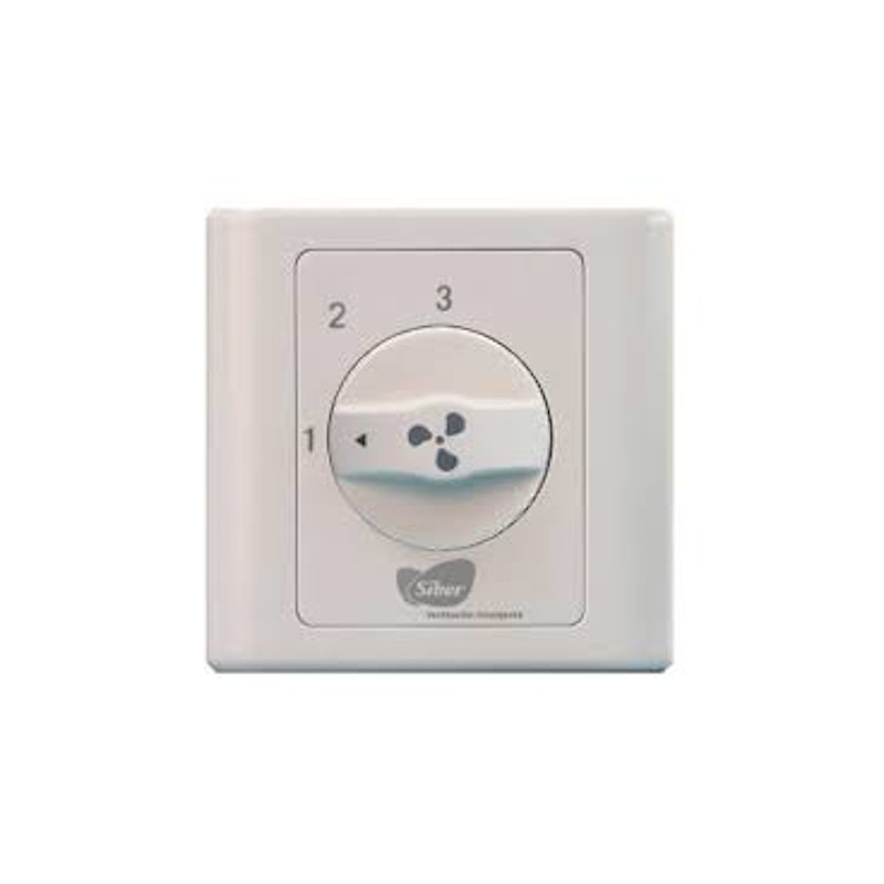 Siber recessed switch 3-position box