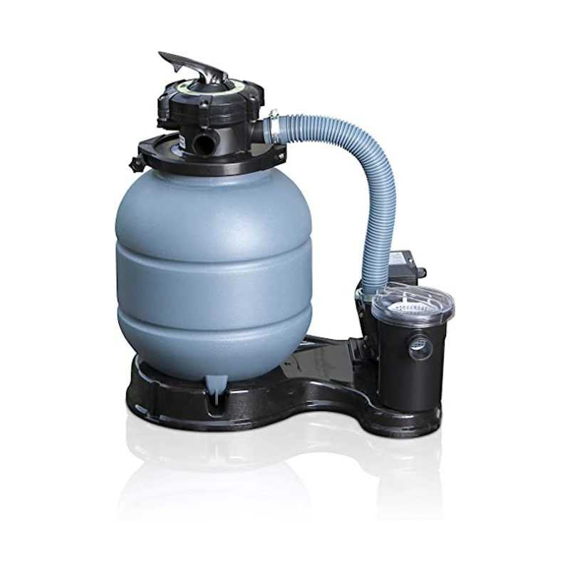 Zandfilter GRE met pomp Ø320 mm 4000L / H 180 W / 0,24 CV / HP-klep 5 posities