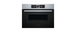 Horno pirolítico Multifunción con Microondas Bosch CMG676BS1