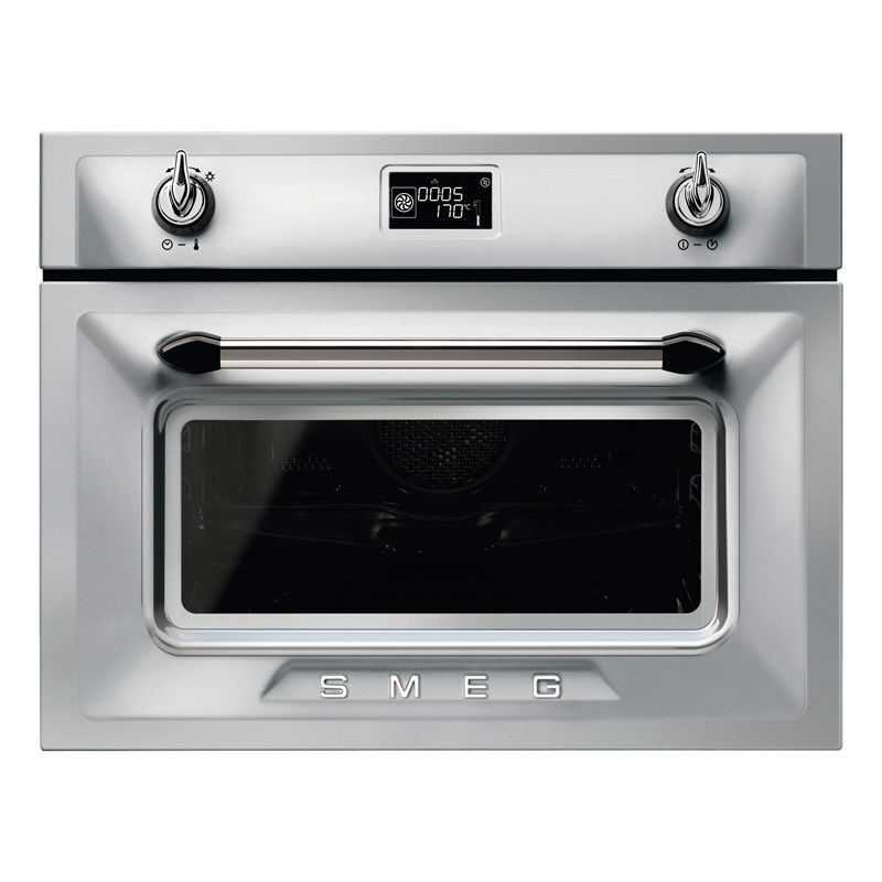 Horno Multifunción con Microondas Smeg SF4920MCX1