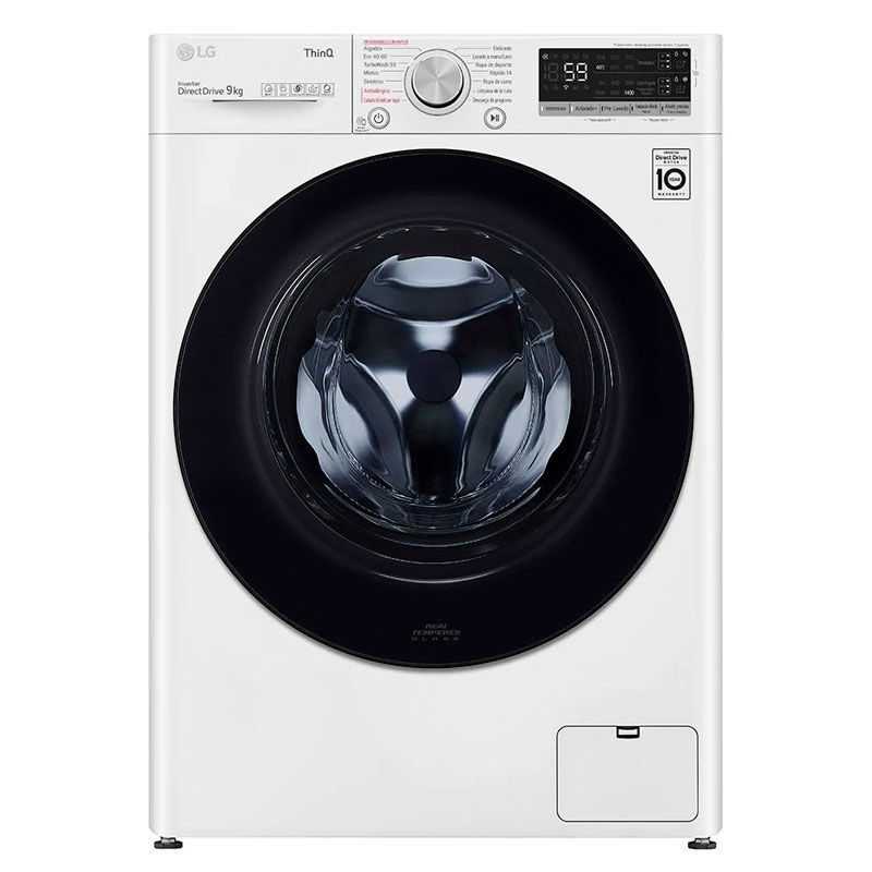 Lavadora 9Kg LG F4WV5509SMW