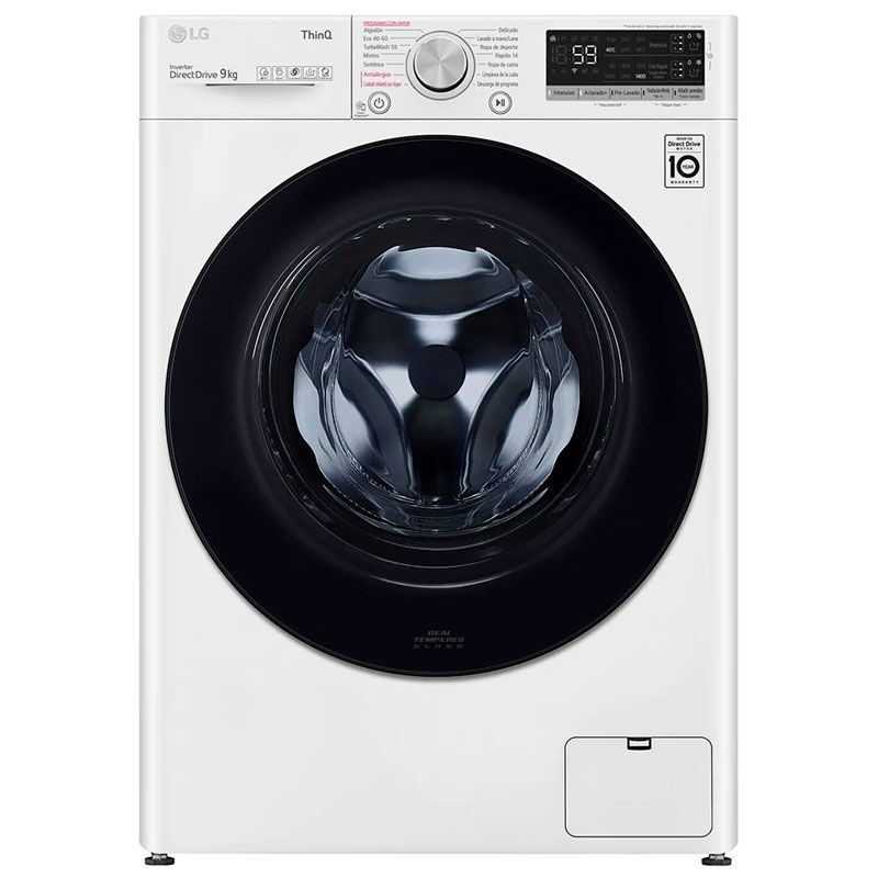 Washing machine 9Kg LG F4DV5509SMW