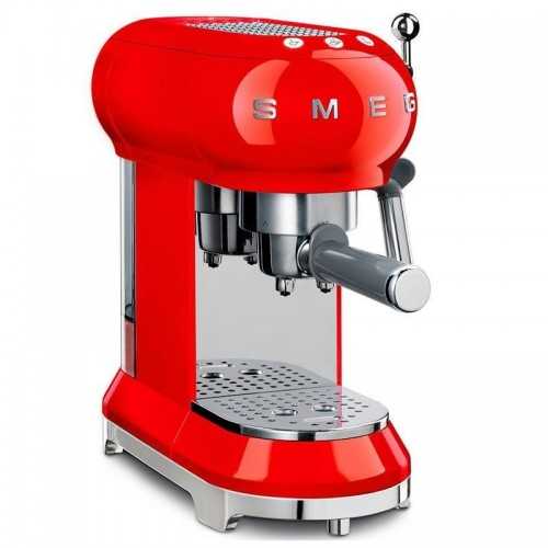 Efressierte Kaffeemaschine Smeg Rot ecf01rdeu