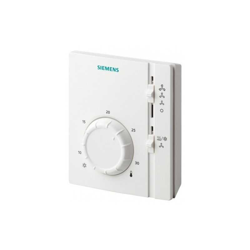 Termostato analógico para fancoil Ver-Inv RAB 11 Siemens