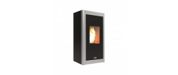 Estufa de pellet ANSELMO COLA URBAN ACERO 6Kw con WIFI (Añadir marco no incluido)